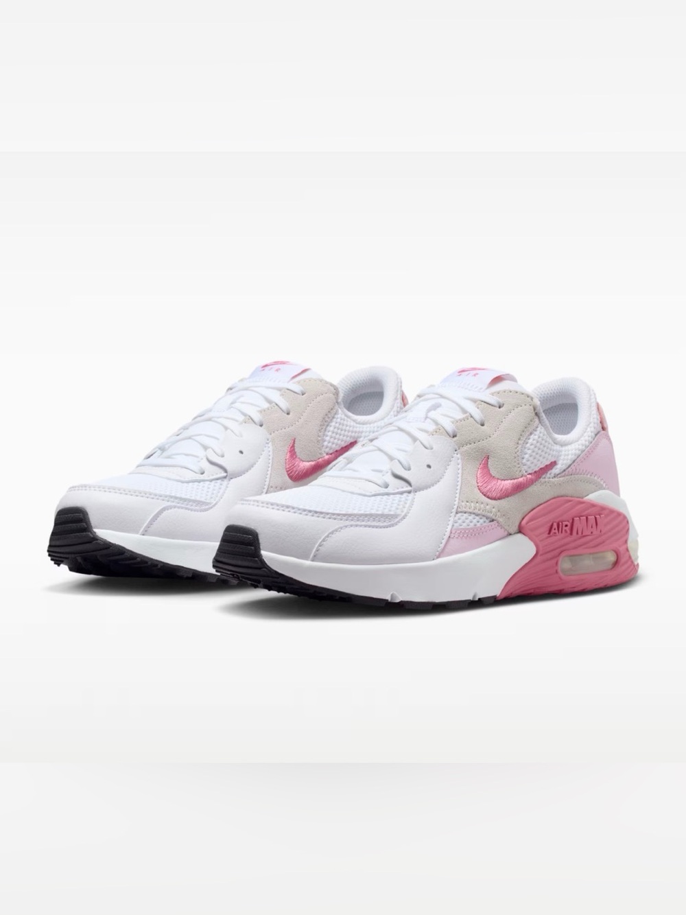 Nike Women's White and Pink Air Max essee 2026 Retro Runner